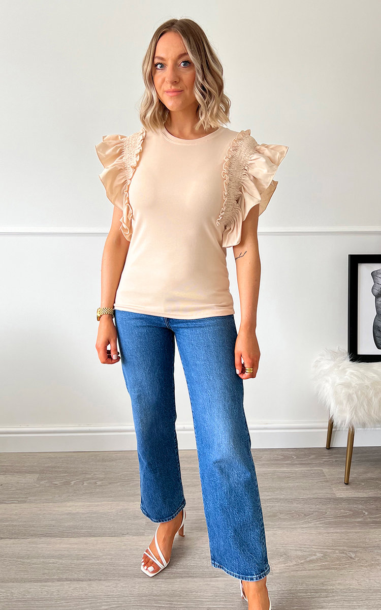 Serenity Ruffle Shoulder Blouse Thumbnail Serenity Ruffle Shoulder Blouse Thumbnail