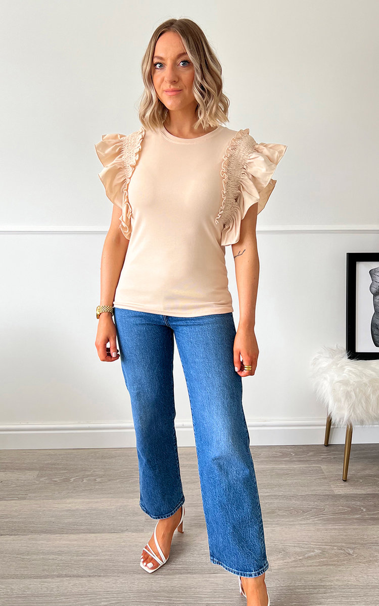 Serenity Ruffle Shoulder Blouse Thumbnail