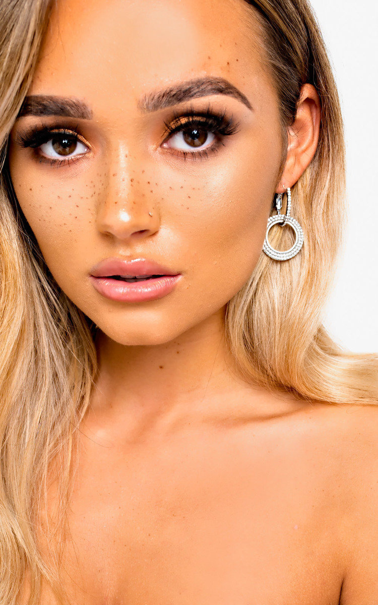 Shanna Drop Hoop Earrings Shanna Drop Hoop Earrings