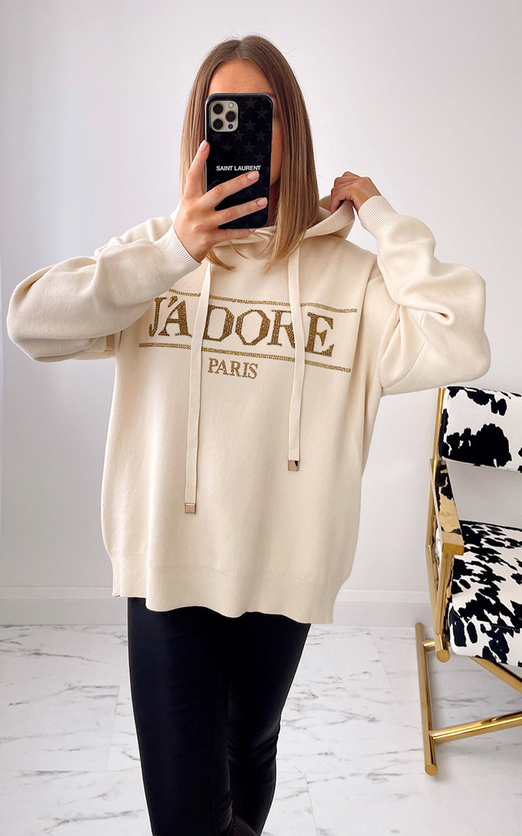 Sia Jadore Embellished Hoodie Thumbnail Sia Jadore Embellished Hoodie Thumbnail