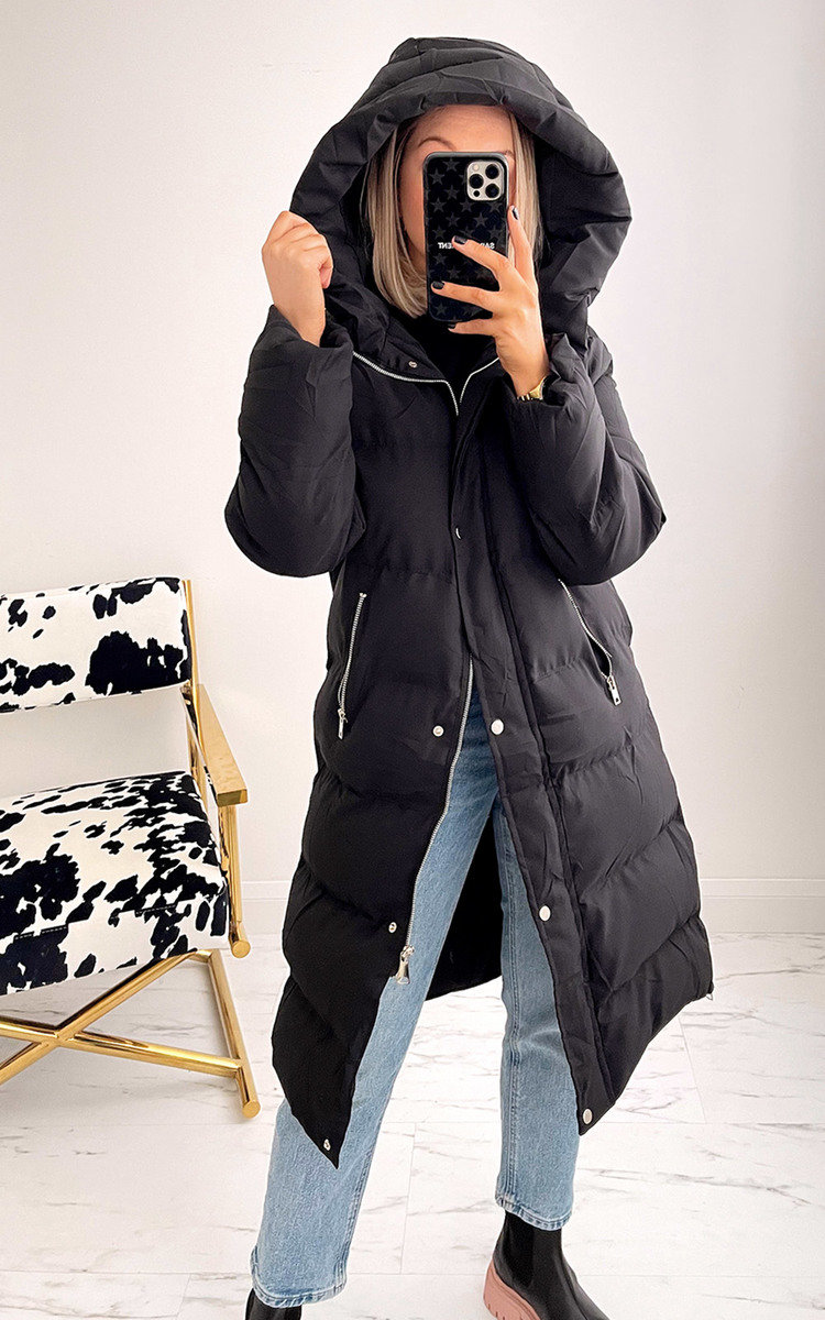 Skye Puffer Coat with Collar Thumbnail