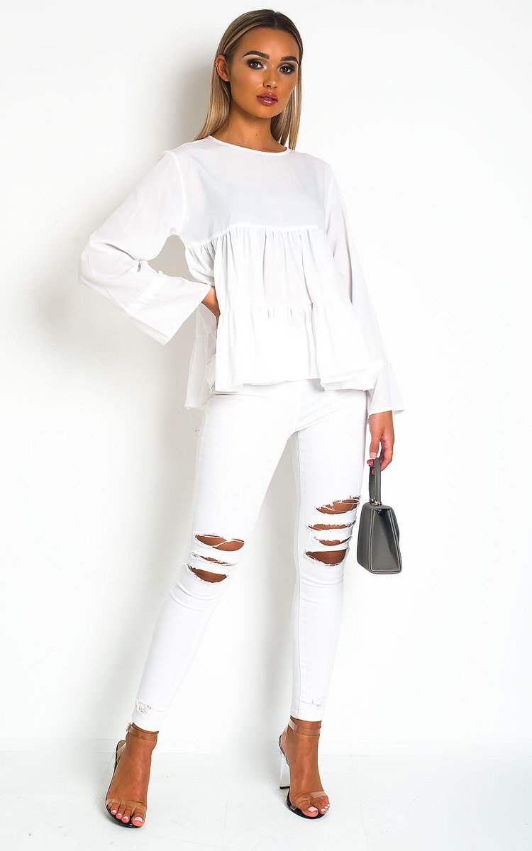 Skye Tiered Frill Top Thumbnail Skye Tiered Frill Top Thumbnail