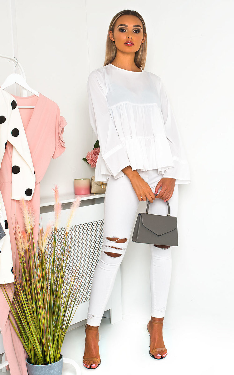 Skye Tiered Frill Top Thumbnail Skye Tiered Frill Top Thumbnail