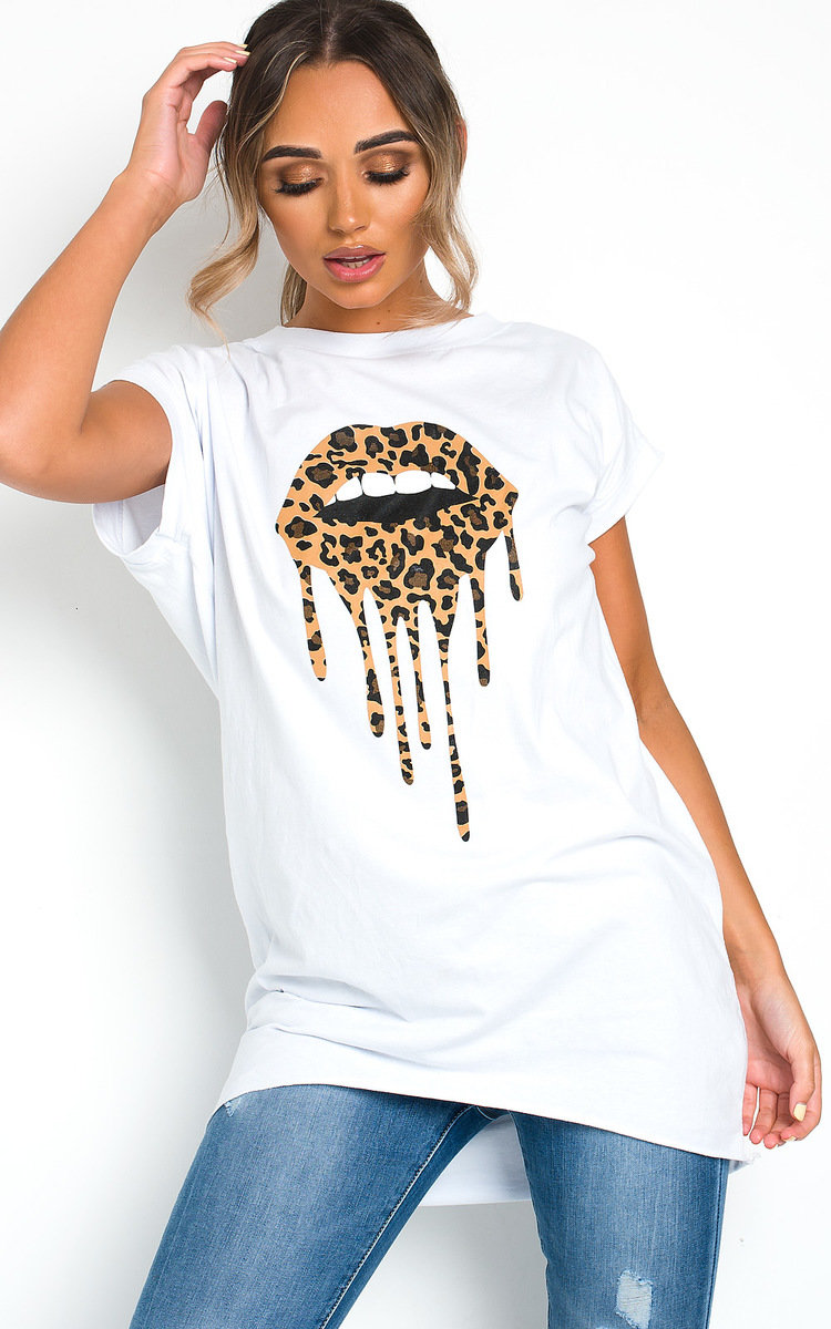 oversized leopard print shirt dress