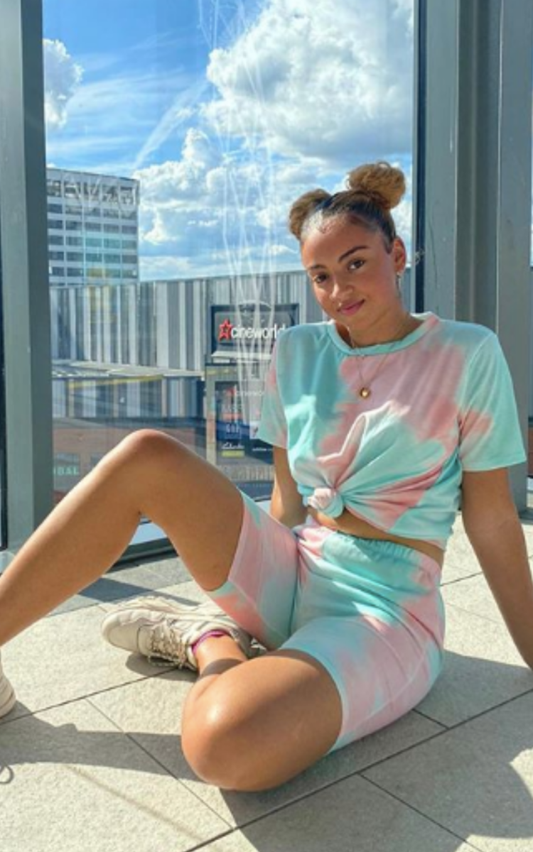 Soph Tie Dye Cycle Shorts & Top Co-ord Soph Tie Dye Cycle Shorts & Top Co-ord