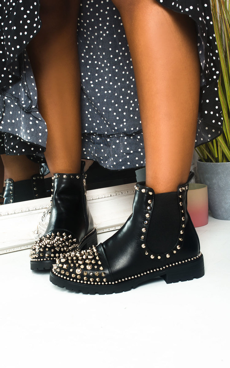 Sophie Studded Ankle Boots Thumbnail