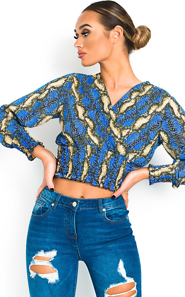 Stacey Cross Over Chiffon Blouse Thumbnail Stacey Cross Over Chiffon Blouse Thumbnail
