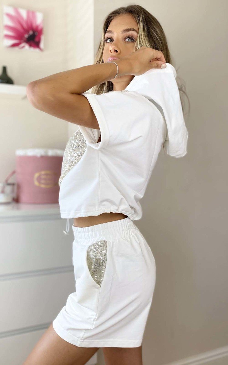 Steffy Sequin Shorts & Top Co-ord Steffy Sequin Shorts & Top Co-ord