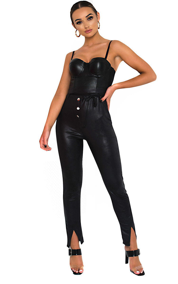 Stella Faux Leather Bralet Top Thumbnail