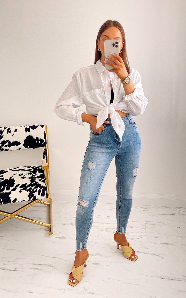 Steph Ripped Skinny Jeans Thumbnail Steph Ripped Skinny Jeans Thumbnail
