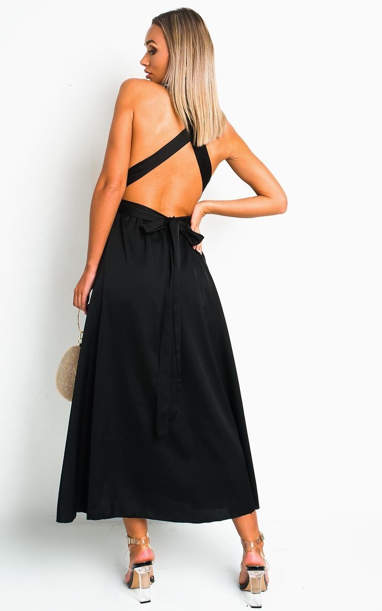 Stephanie Backless Sequin Midi Dress Thumbnail Stephanie Backless Sequin Midi Dress Thumbnail
