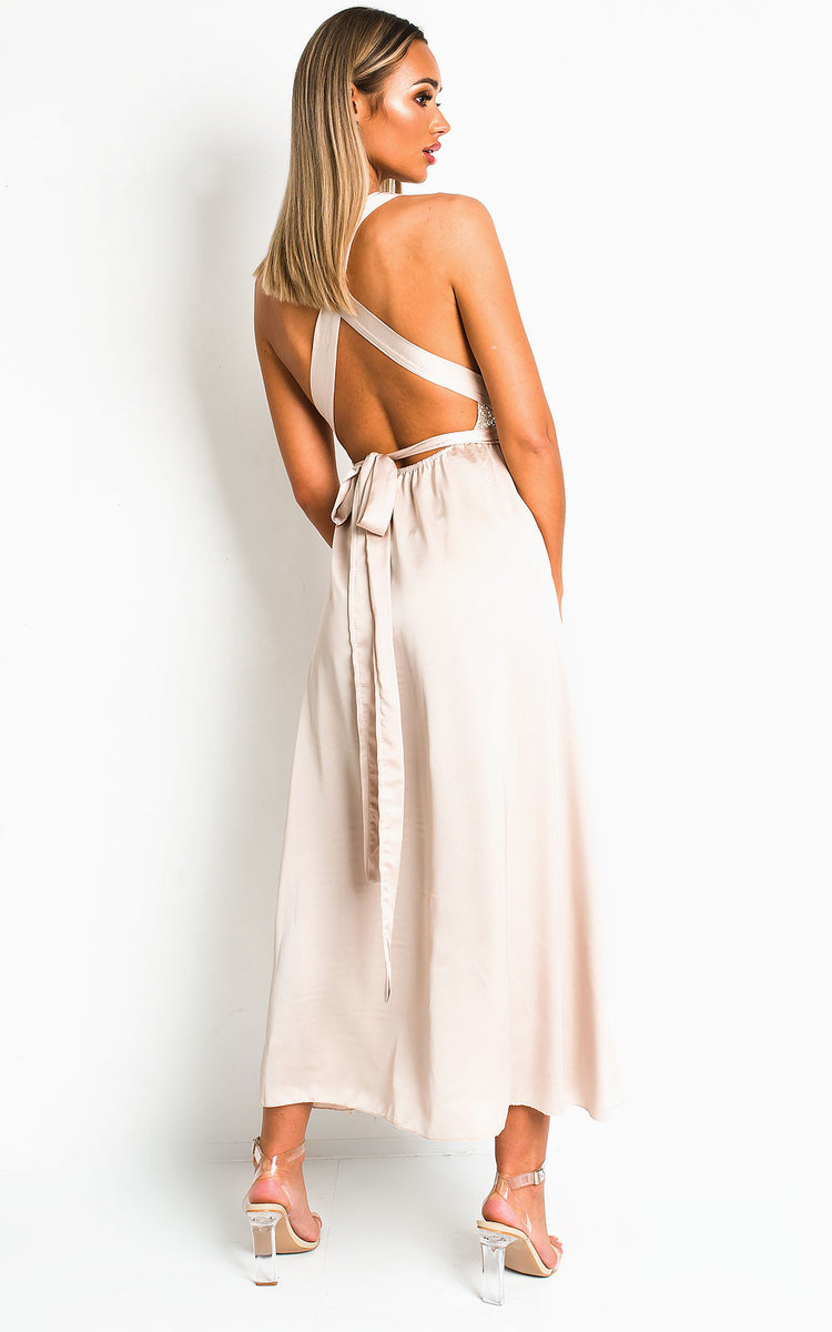 Stephanie Backless Sequin Midi Dress Thumbnail Stephanie Backless Sequin Midi Dress Thumbnail