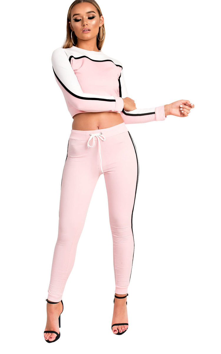Stila Stripe Cropped Tracksuit Thumbnail Stila Stripe Cropped Tracksuit Thumbnail