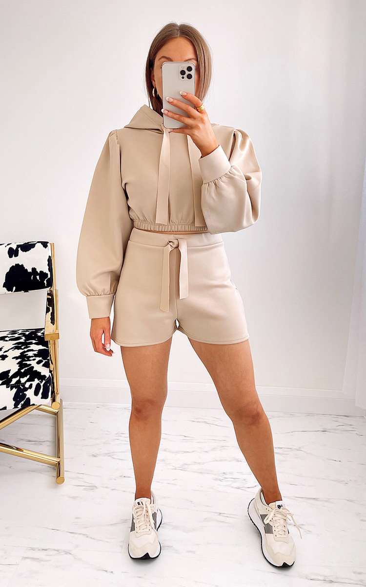 Talitha Cropped Hooded Co Ord  Thumbnail