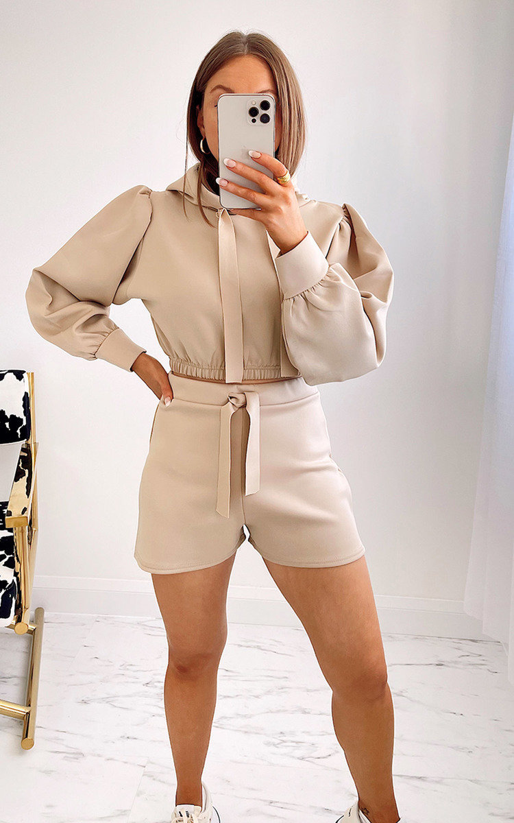 Talitha Cropped Hooded Co Ord Thumbnail Talitha Cropped Hooded Co Ord Thumbnail