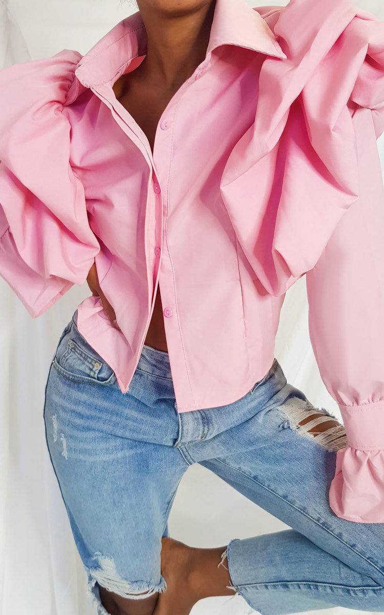 Tallulah Puff Sleeve Blouse Top Thumbnail Tallulah Puff Sleeve Blouse Top Thumbnail
