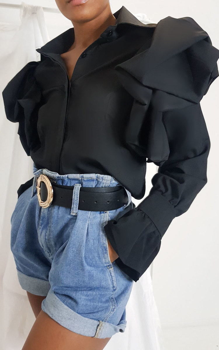 Tallulah Puff Sleeve Blouse Top Thumbnail Tallulah Puff Sleeve Blouse Top Thumbnail
