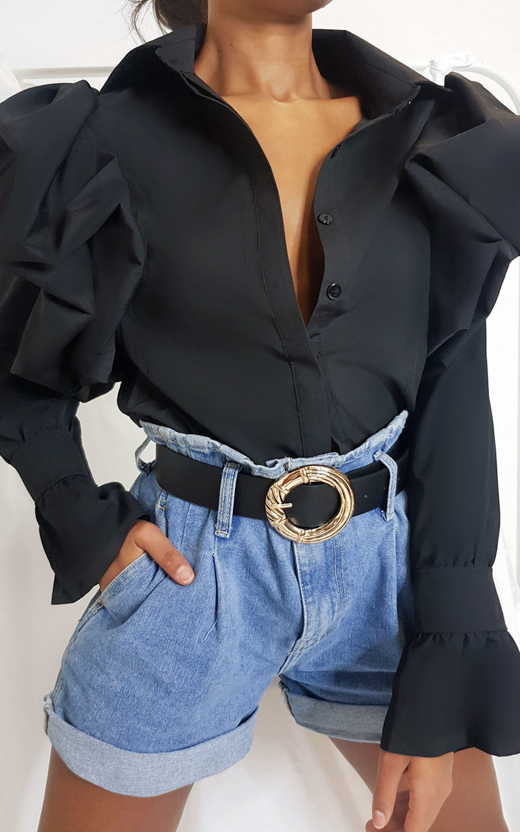 Tallulah Puff Sleeve Blouse Top Tallulah Puff Sleeve Blouse Top