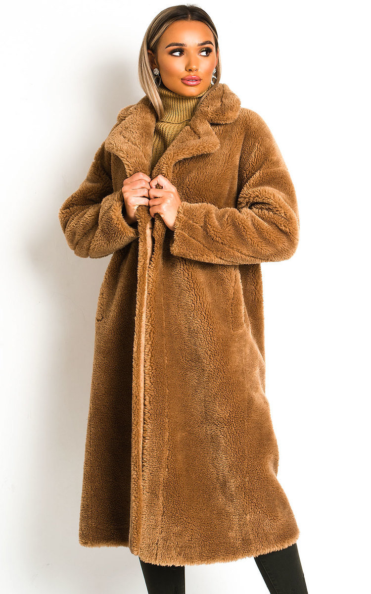 Tallulah Teddy Bear Maxi Coat Thumbnail