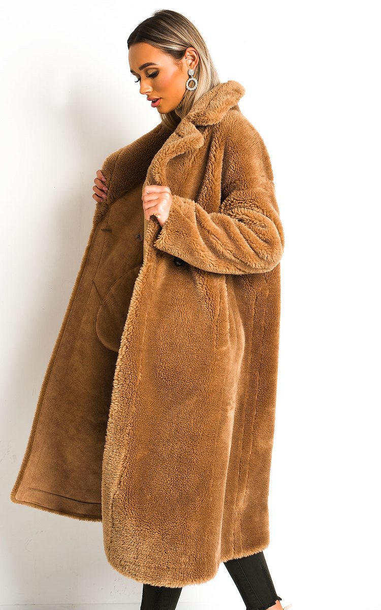 Tallulah Teddy Bear Maxi Coat Thumbnail