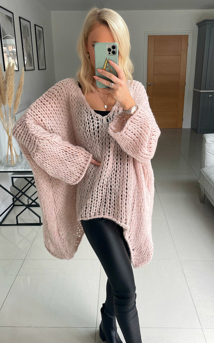 Tara Oversized Knitted Jumper Thumbnail Tara Oversized Knitted Jumper Thumbnail