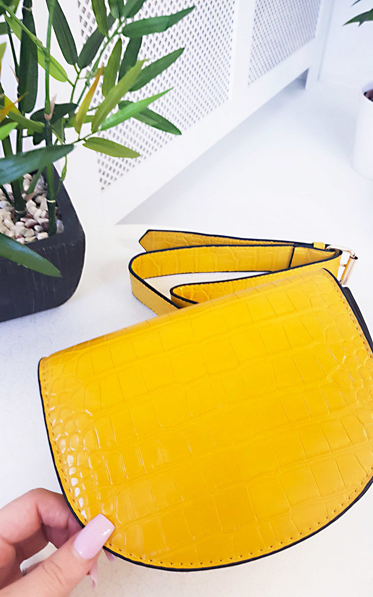 Tasha Faux Leather Croc Print Bum Bag Thumbnail Tasha Faux Leather Croc Print Bum Bag Thumbnail