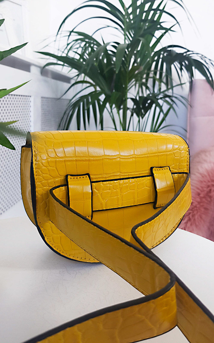 Tasha Faux Leather Croc Print Bum Bag Thumbnail Tasha Faux Leather Croc Print Bum Bag Thumbnail