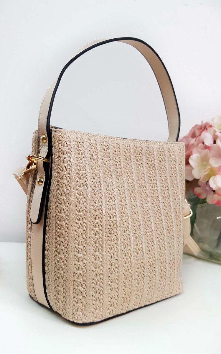 Tatiana Wicker Woven Handbag