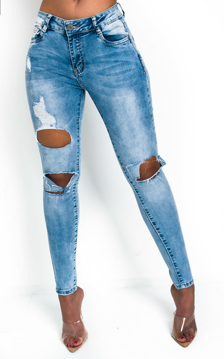 Tay Distressed Skinny Jeans 