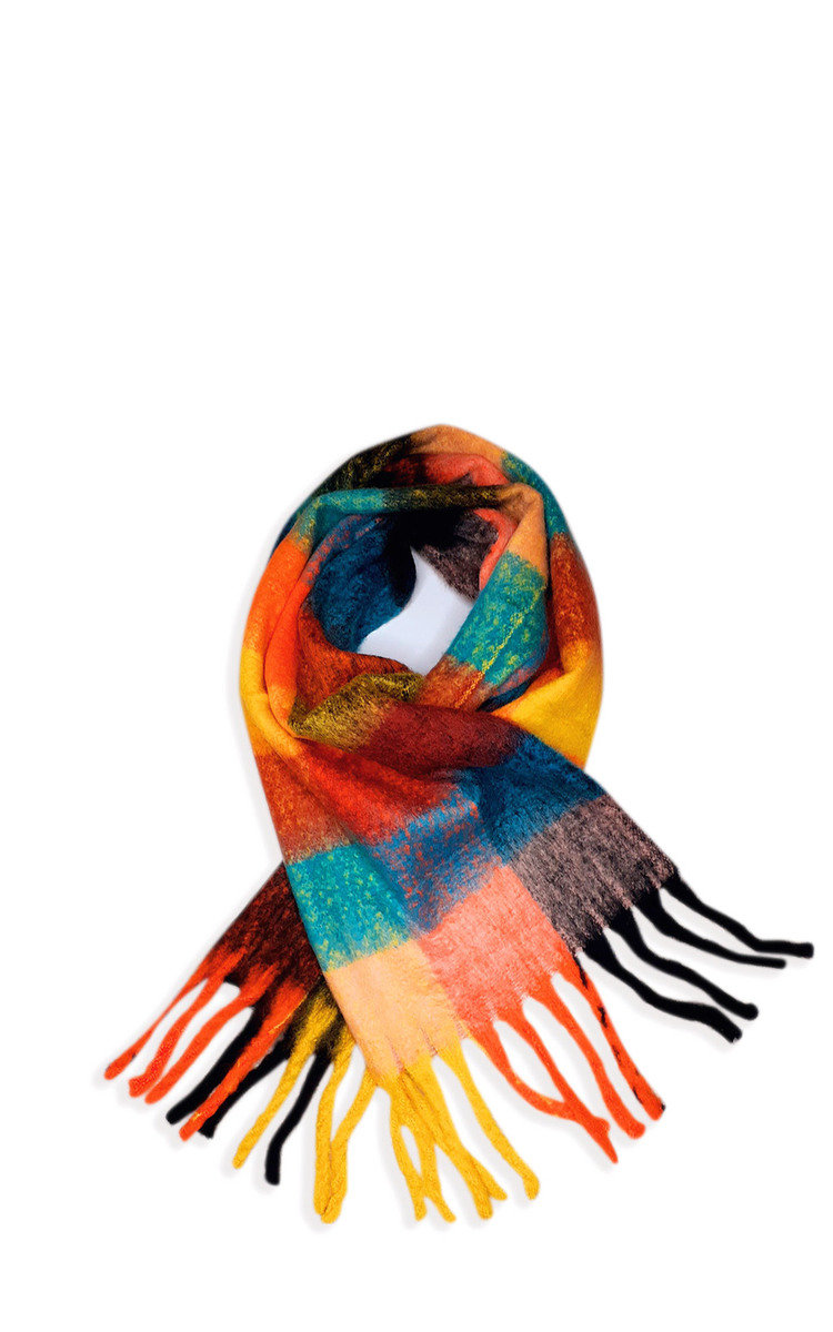 Tess Check Print Scarf