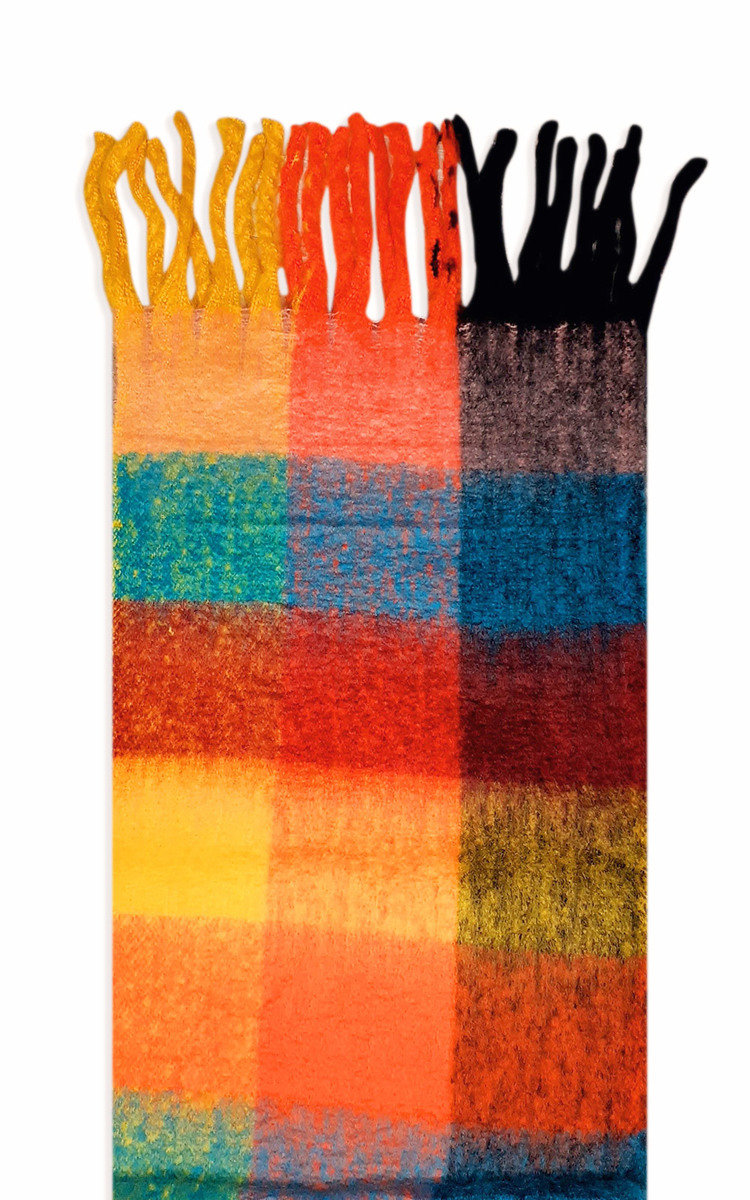 Tess Check Print Scarf Thumbnail Tess Check Print Scarf Thumbnail