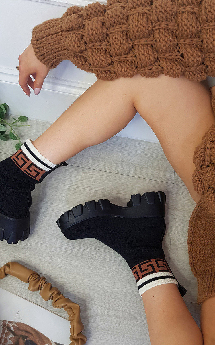 Thalia Chunky Printed Ankle Boots Thumbnail Thalia Chunky Printed Ankle Boots Thumbnail