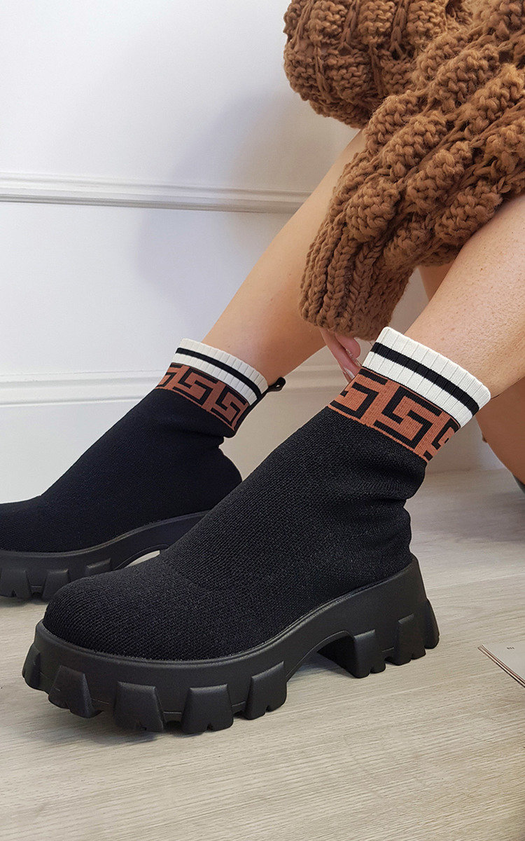 Thalia Chunky Printed Ankle Boots Thalia Chunky Printed Ankle Boots
