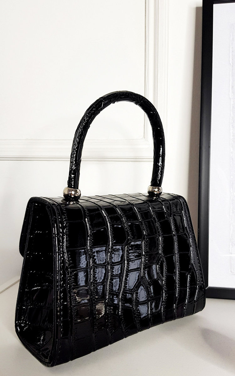 Thea Fold Over Bag with Embellished Detail Thumbnail Thea Fold Over Bag with Embellished Detail Thumbnail