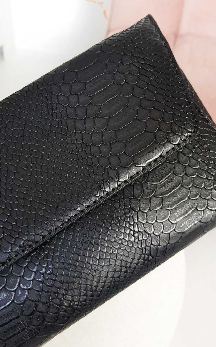 Tilda Faux Leather Envelope Clutch Bag Thumbnail