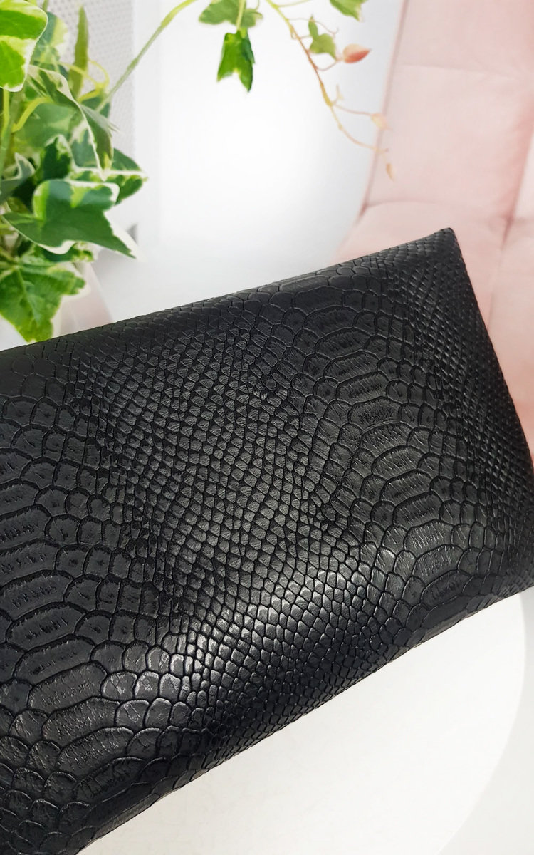 Tilda Faux Leather Envelope Clutch Bag