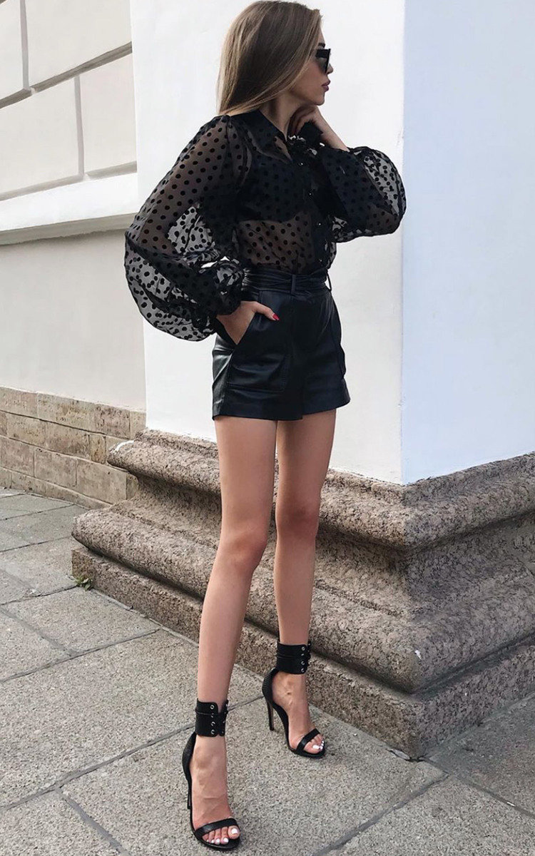 Tilly Faux Leather Shorts Tilly Faux Leather Shorts