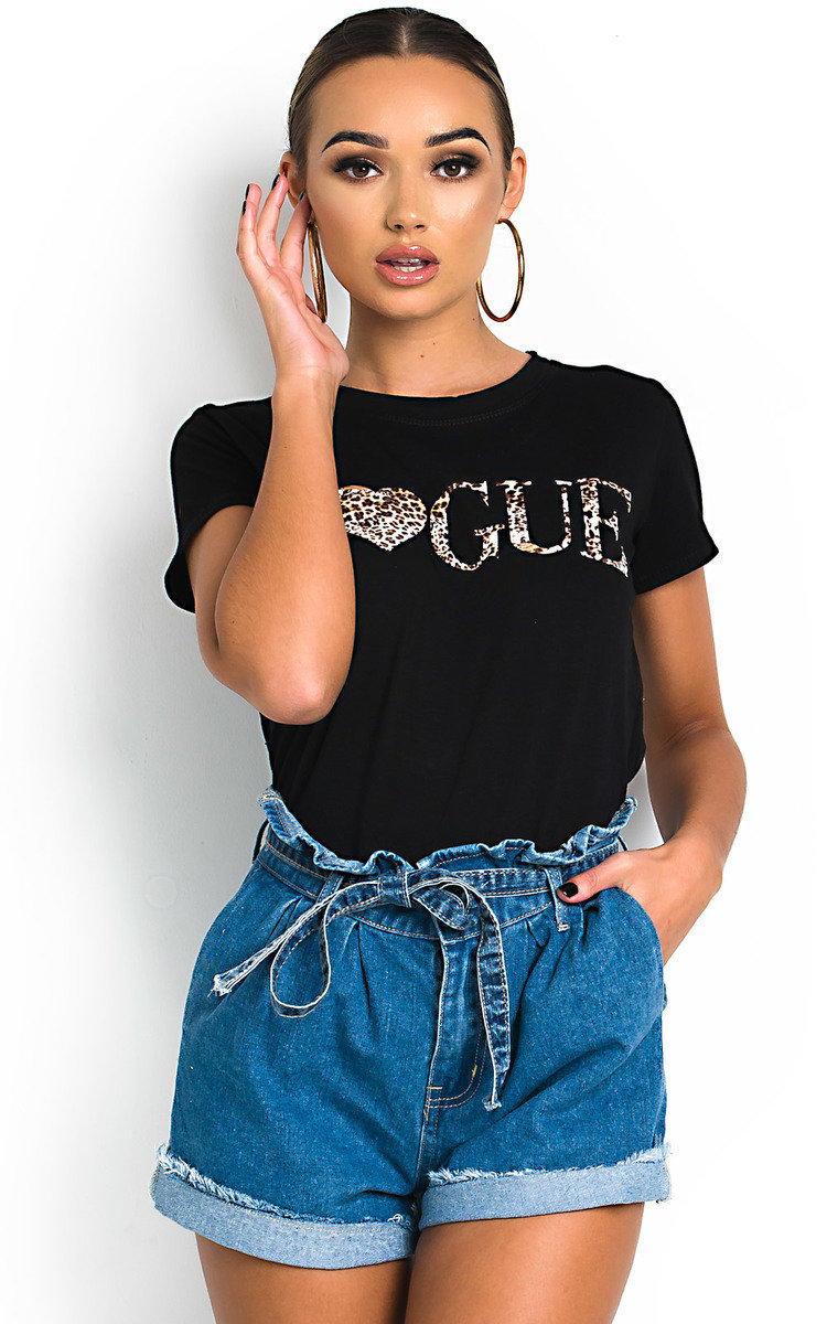 Trina Slogan Stretch T-shirt Thumbnail Trina Slogan Stretch T-shirt Thumbnail
