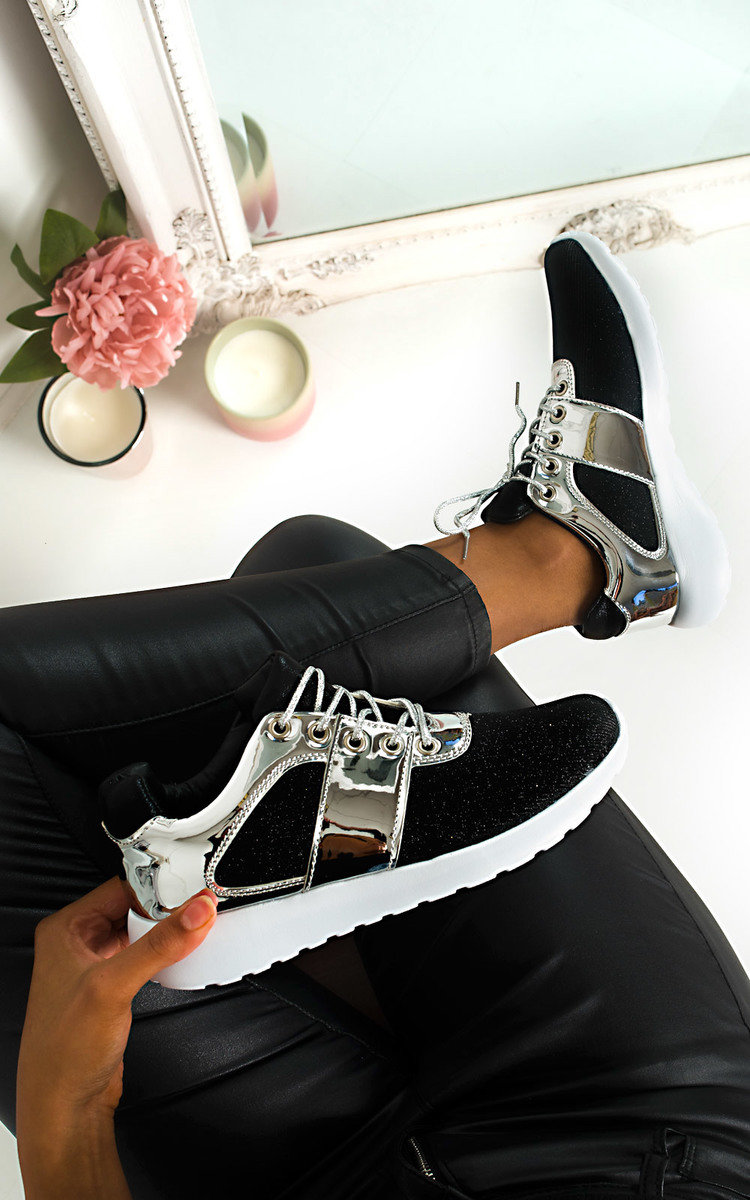 Trish Shimmer Metallic Trainers Thumbnail Trish Shimmer Metallic Trainers Thumbnail