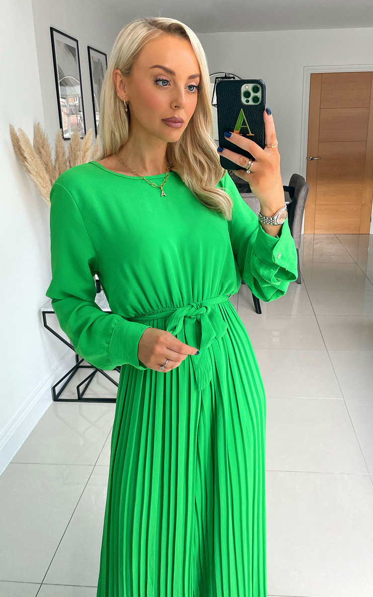 Twiggy Wide Leg Pleated Jumpsuit Twiggy Wide Leg Pleated Jumpsuit