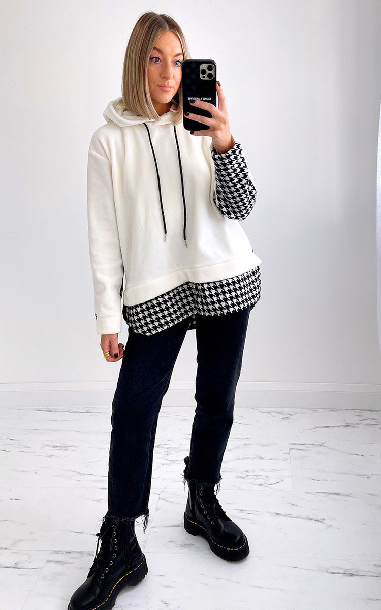 Vera Dogtooth Printed Hoodie Thumbnail Vera Dogtooth Printed Hoodie Thumbnail