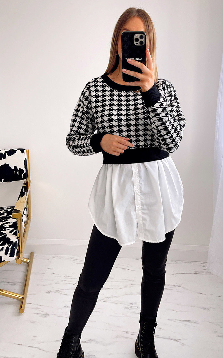 Vienna Printed Jumper with Shirt Vienna Printed Jumper with Shirt
