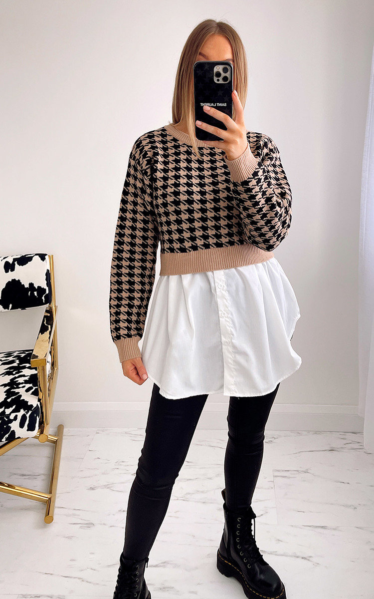 Vienna Printed Jumper with Shirt Vienna Printed Jumper with Shirt