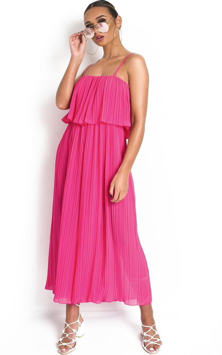 Viv Pleated Overlay Jumpsuit Thumbnail Viv Pleated Overlay Jumpsuit Thumbnail