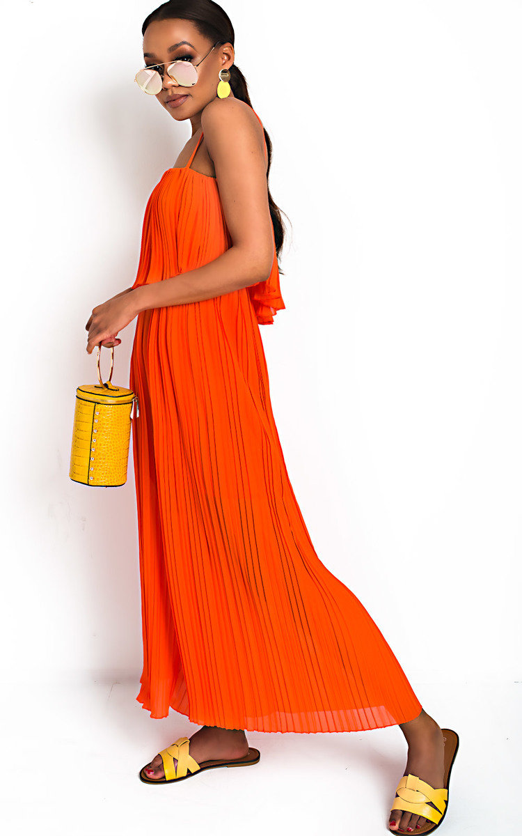 Viv Pleated Overlay Jumpsuit Thumbnail Viv Pleated Overlay Jumpsuit Thumbnail