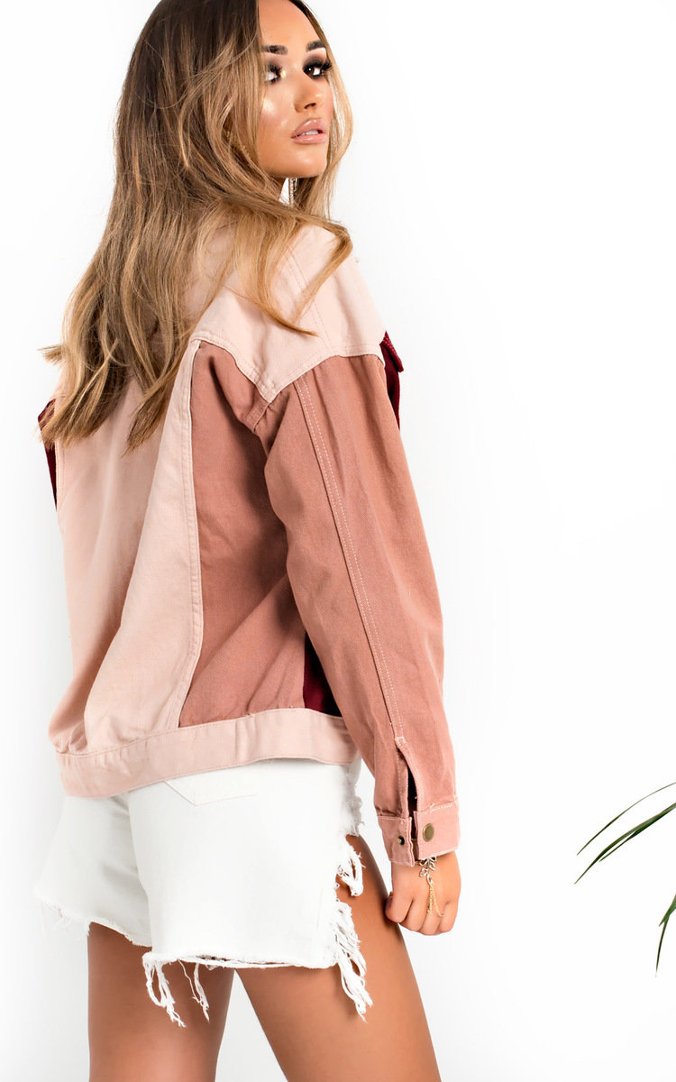 Winnie Colour Block Denim Jacket Thumbnail Winnie Colour Block Denim Jacket Thumbnail