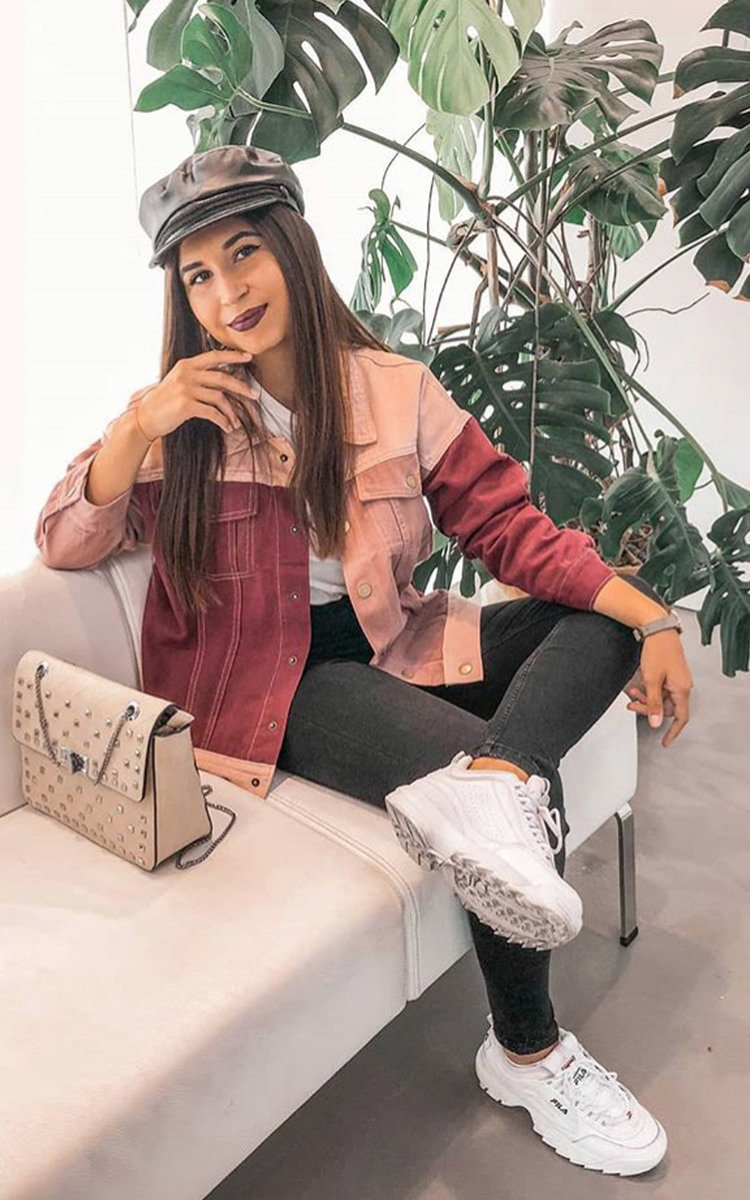 Winnie Colour Block Denim Jacket Thumbnail Winnie Colour Block Denim Jacket Thumbnail