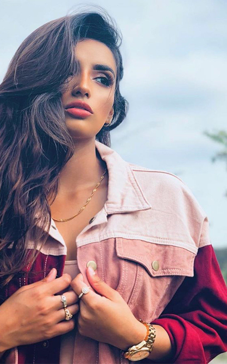 Winnie Colour Block Denim Jacket Thumbnail Winnie Colour Block Denim Jacket Thumbnail