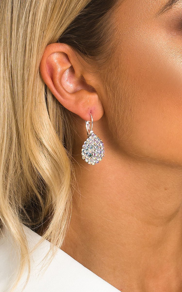 Xanthe Diamante Drop Earrings 