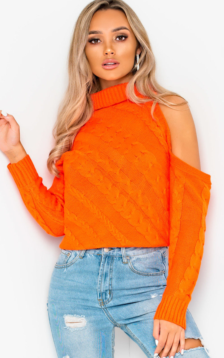 Yasmin Knitted Cut Out Jumper Yasmin Knitted Cut Out Jumper